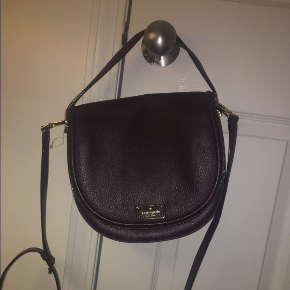 Deep purple/plum Kate spade satchel